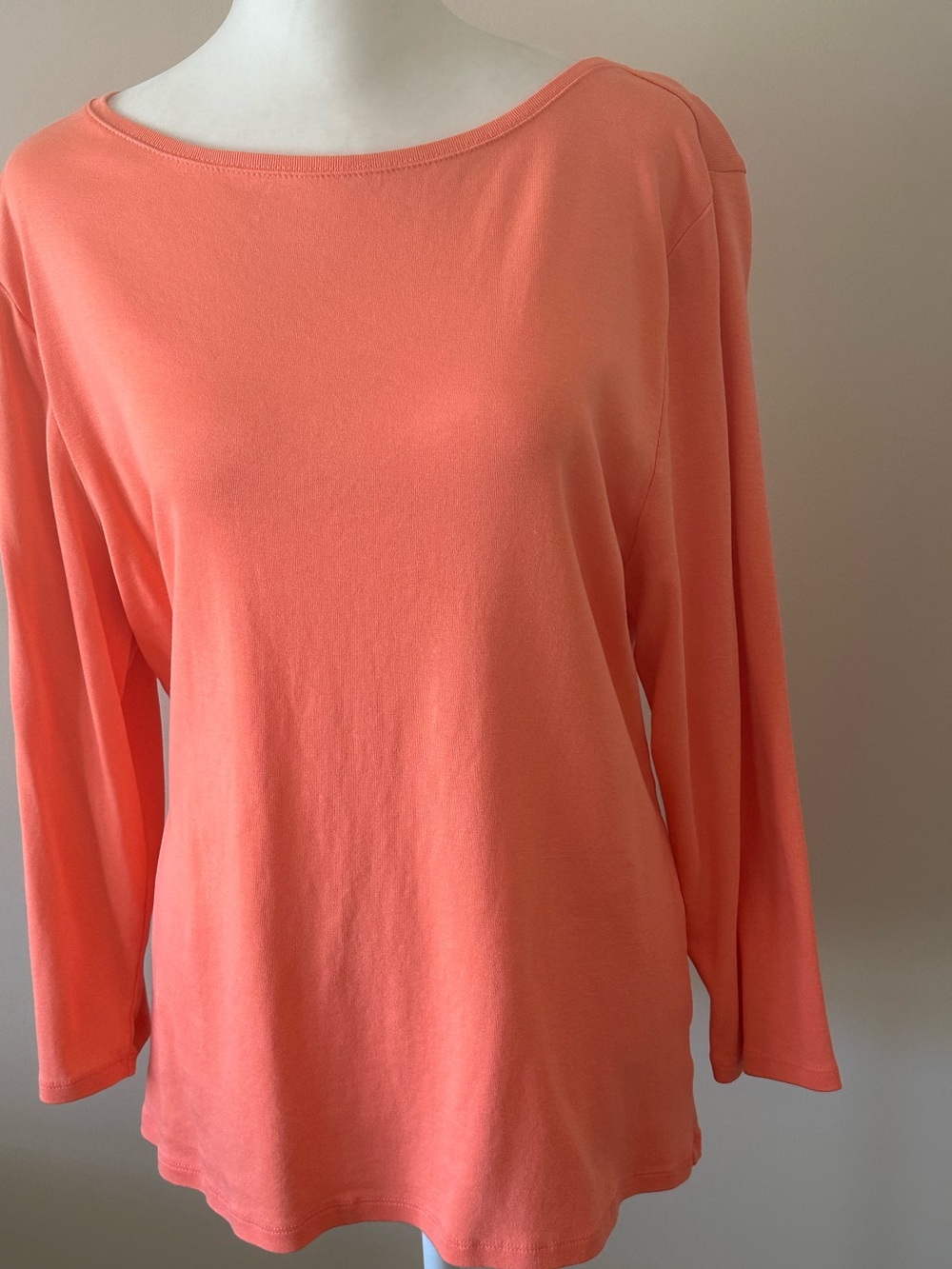 The Talbots Tee Coral Tee Shirt Sz XL EUC